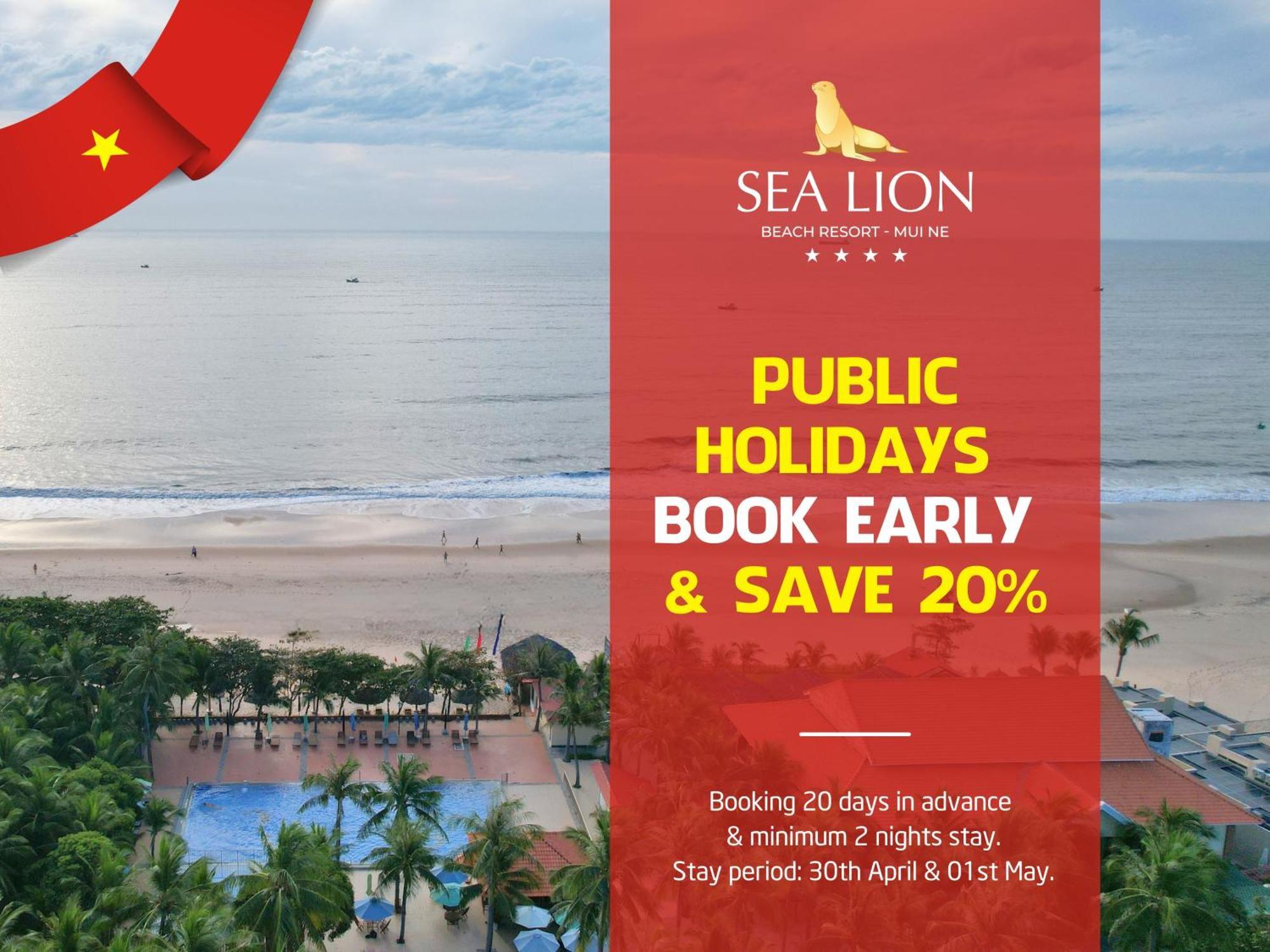 Sea Lion Beach Resort Mũi Né Eksteriør billede